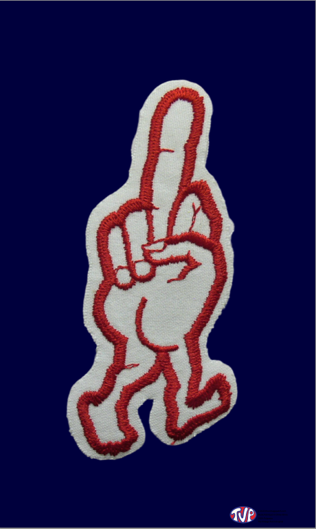 Middle Finger Walking TVP Flag