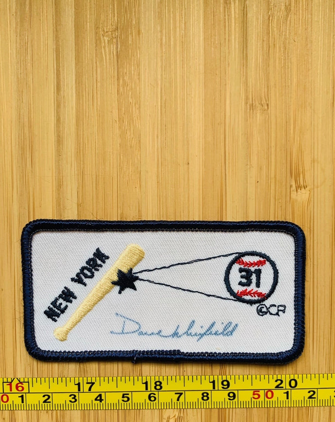 Vintage MLB New York Baseball Signature Patch