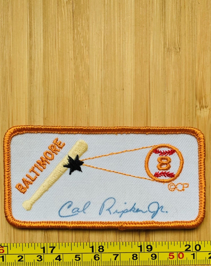 Vintage MLB Baltimore Baseball Signature Patch