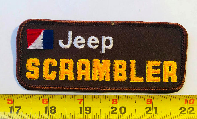 AMC American Motors Jeep Scrambler Vintage Patch