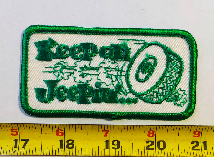 Keep on Jeepin  Jeep Vintage Patch