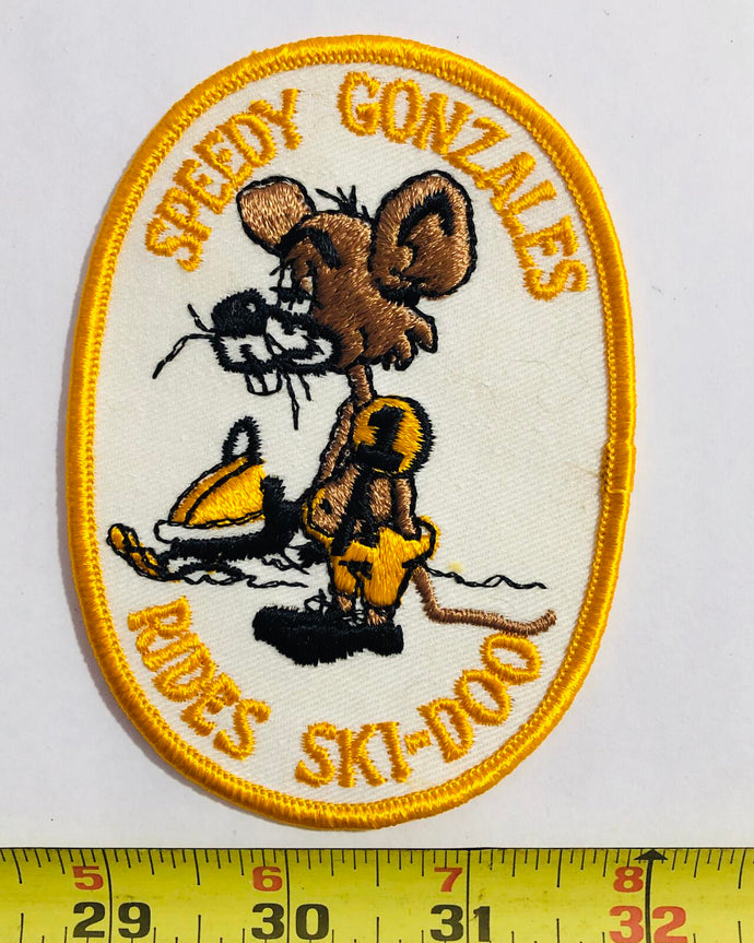 Speedy Gonzales Snowmobile Vintage Patch