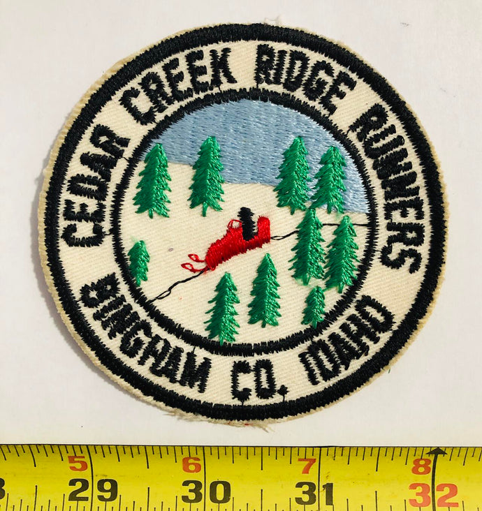 Clear Creek Ridge Runners Snowmobile Vintage Patch