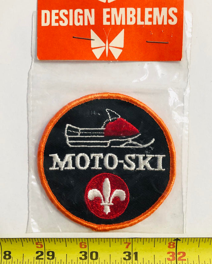 Moto Ski Snowmobile Vintage Patch