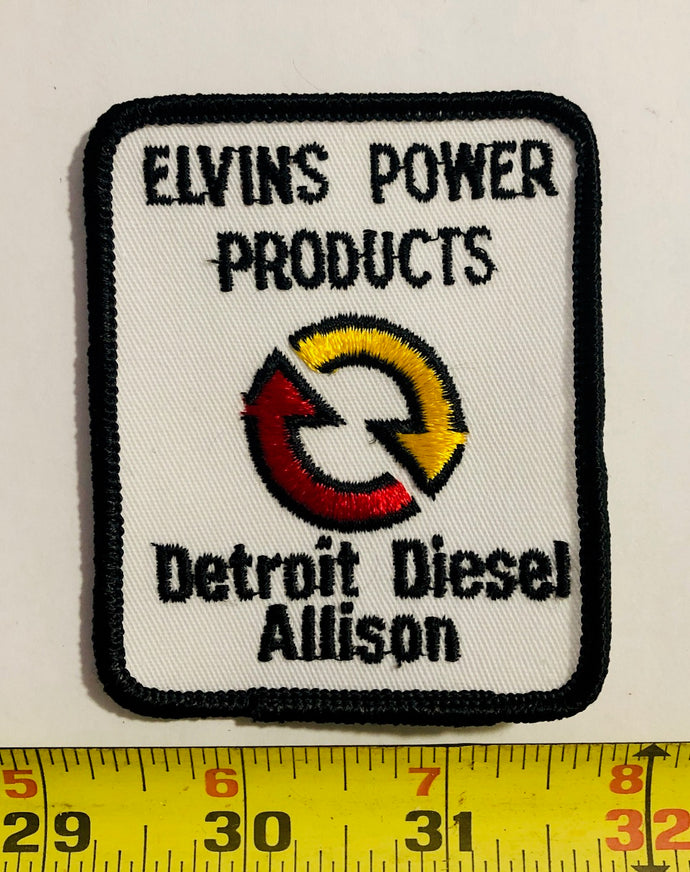 Detroit Diesel Elvin's Power Product Vintage Patch