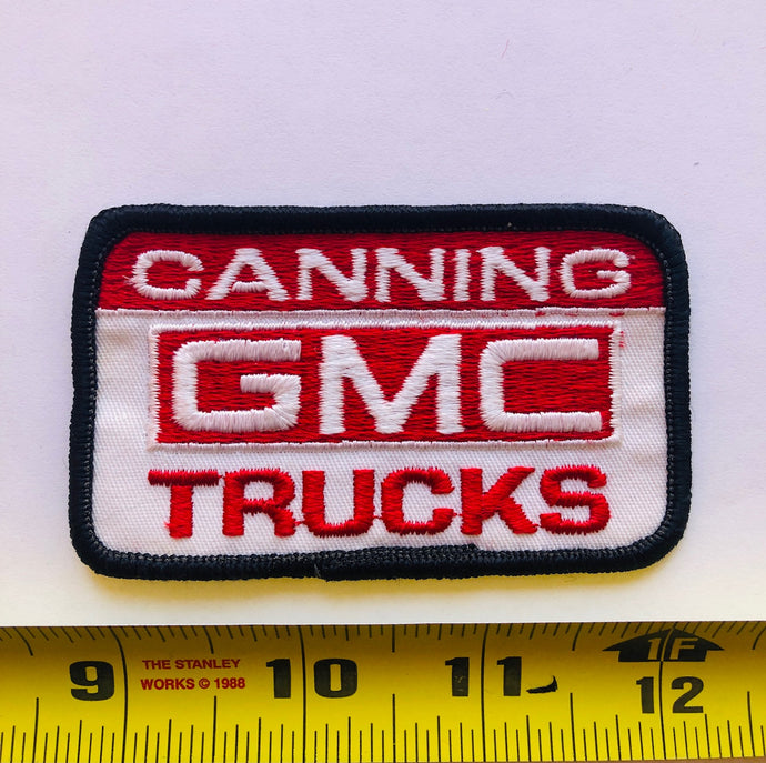 Canning GMC GM Trucks Dealership Vintage Patch