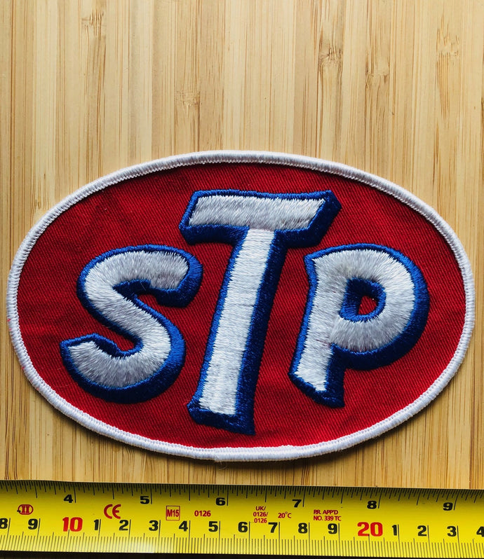 Vintage STP Oil Back Patch