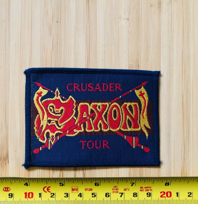 Saxon Crusader Tour Vintage Patch