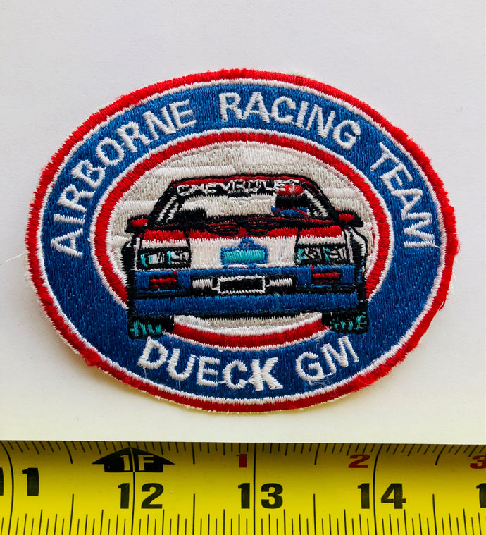 GM Dueck Airborne Racing Vintage Patch